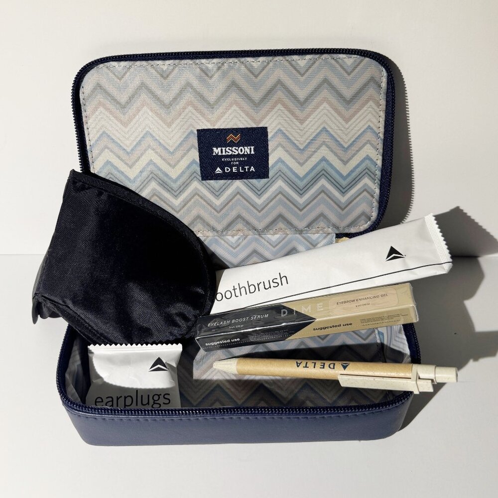 Beauty Bundle: Missoni Cosmetic Bag with Dime Lash Serum